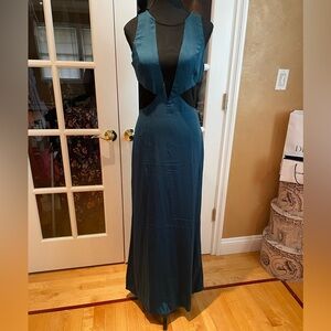 Sheer Sides Maxi Dress